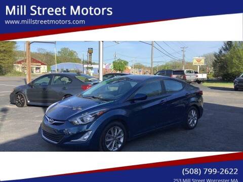 2015 Hyundai Elantra for sale at Mill Street Motors in Worcester MA