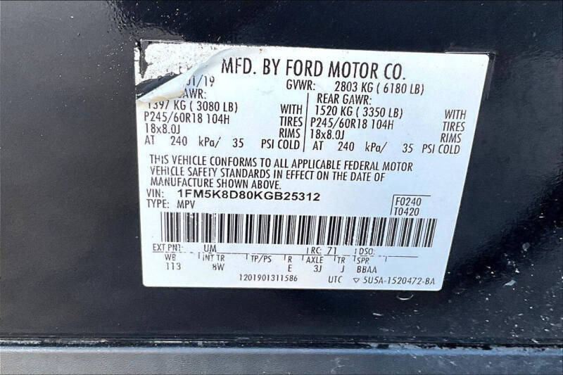 2019 Ford Explorer XLT