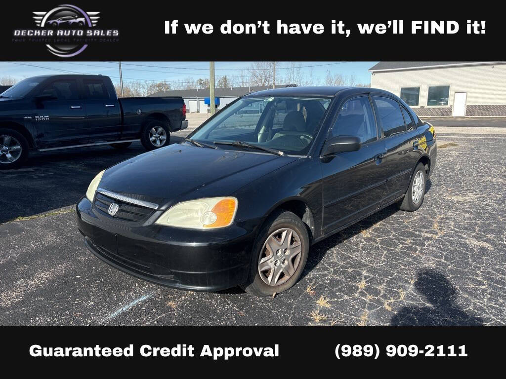 2003 Honda Civic for sale at DECKER AUTO SALES in Bay City, MI