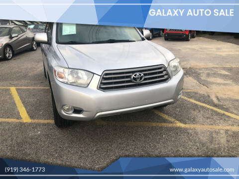 2010 Toyota Highlander for sale at Galaxy Auto Sale in Fuquay Varina NC