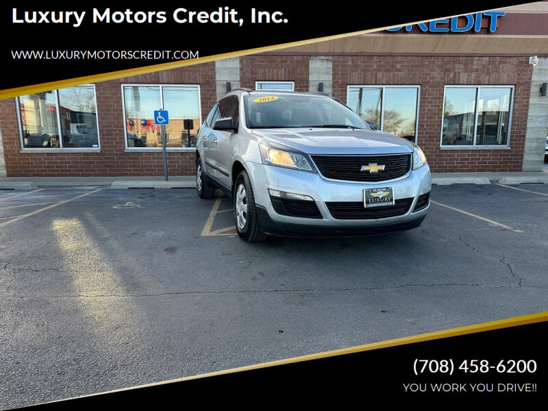 2014 Chevrolet Traverse for sale at Luxury Motors Credit, Inc. in Bridgeview IL
