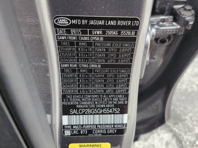 2016 Land Rover Discovery Sport SE