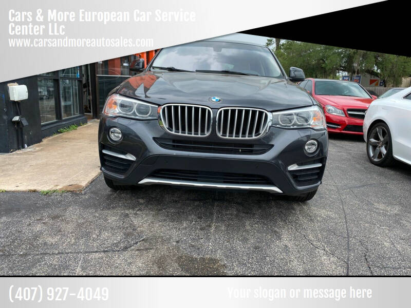 2015 BMW X4 for sale at Cars & More European Car Service Center LLc - Cars And More in Orlando FL