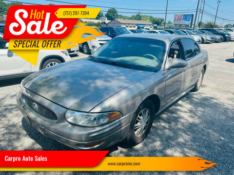 2002 Buick LeSabre for sale at Carpro Auto Sales in Chesapeake VA