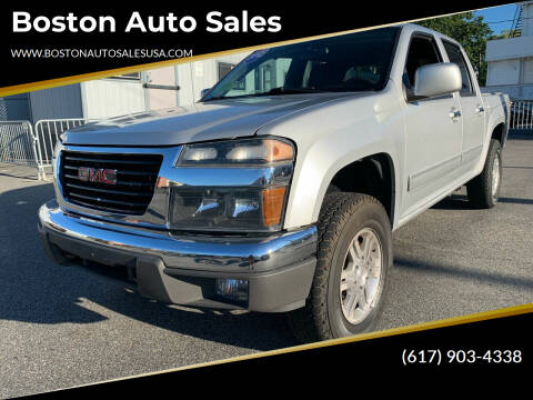 2012 GMC Canyon for sale at Boston Auto Sales in Brighton MA