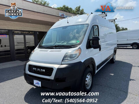 2019 RAM ProMaster for sale at Va Auto Sales in Harrisonburg VA