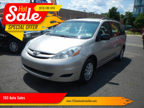 2008 Toyota Sienna for sale at 103 Auto Sales in Bloomfield NJ