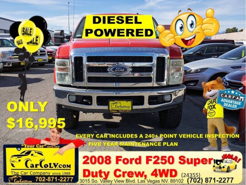 2008 Ford F-250 Super Duty for sale at The Car Company in Las Vegas NV