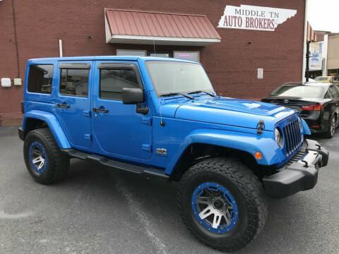 Jeep Wrangler Unlimited For Sale In Gallatin Tn Middle Tennessee Auto Brokers Llc