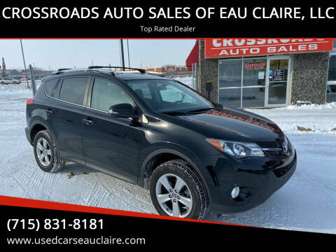 2015 Toyota RAV4 for sale at CROSSROADS AUTO SALES OF EAU CLAIRE, LLC in Eau Claire WI