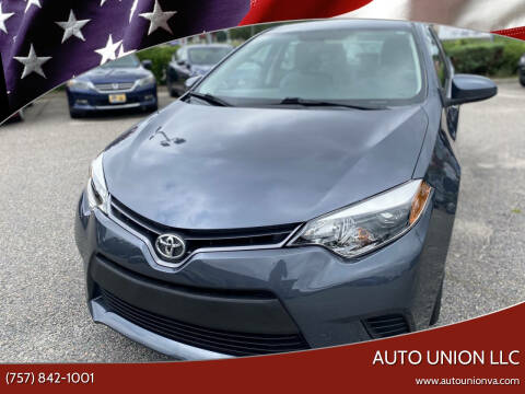 2016 Toyota Corolla LE Plus