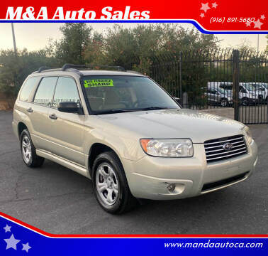 2007 Subaru Forester for sale at M&A Auto Sales in Sacramento CA