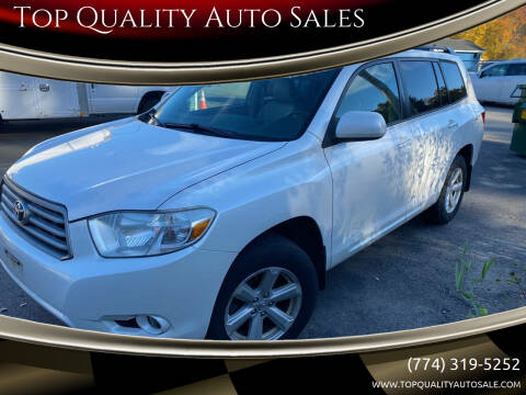 2010 Toyota Highlander for sale at Top Quality Auto Sales in Westport MA