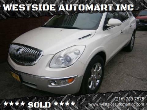 2008 Buick Enclave for sale at WESTSIDE AUTOMART INC in Cleveland OH