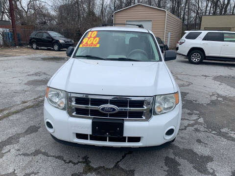 2010 Ford Escape for sale at Rent To Own Cars & Sales Group Inc in Chattanooga TN