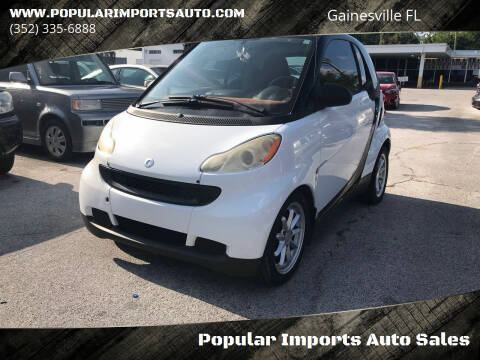 2008 Smart fortwo for sale at Popular Imports Auto Sales in Gainesville FL