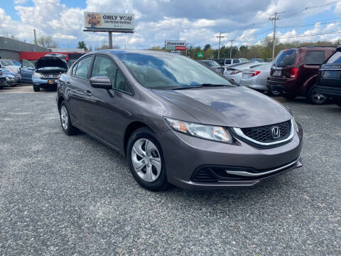 2015 Honda Civic for sale at Mass Motors LLC in Worcester MA