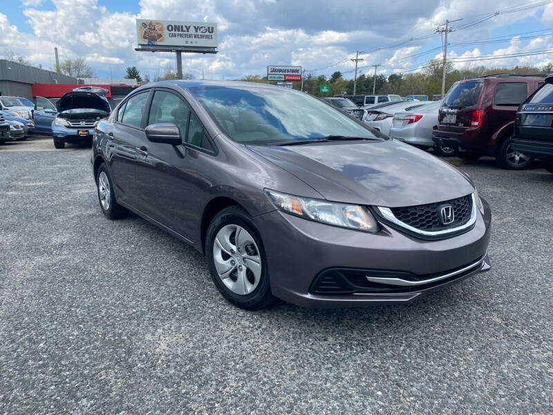 2015 Honda Civic for sale at Mass Motors LLC in Worcester MA