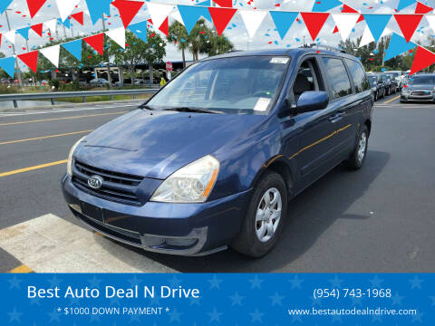 2009 Kia Sedona for sale at Best Auto Deal N Drive in Hollywood FL