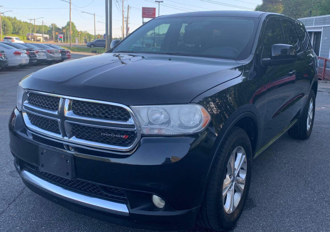 Black 2013 Dodge Durango SXT AWD SXT 4dr SUV 2