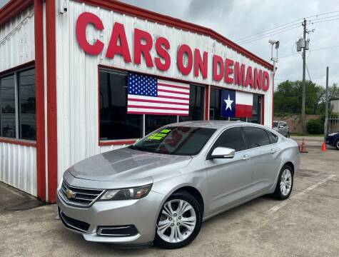 2015 Chevrolet Impala for sale at Cars On Demand 3 in Pasadena TX