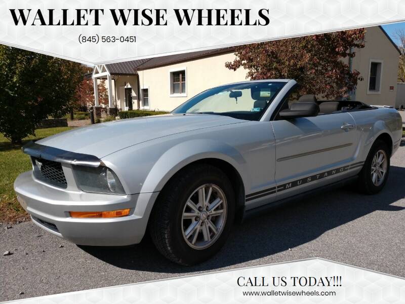 2008 Ford Mustang for sale at Wallet Wise Wheels in Montgomery NY
