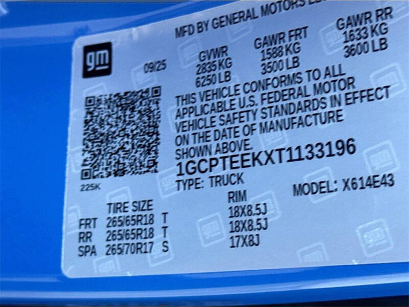 2026 Chevrolet Colorado Trail Boss