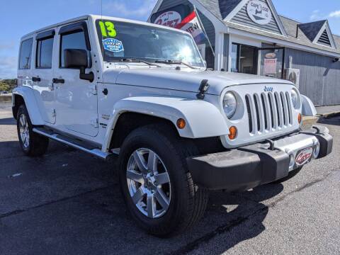 2013 Jeep Wrangler Unlimited for sale at Cape Cod Carz in Hyannis MA