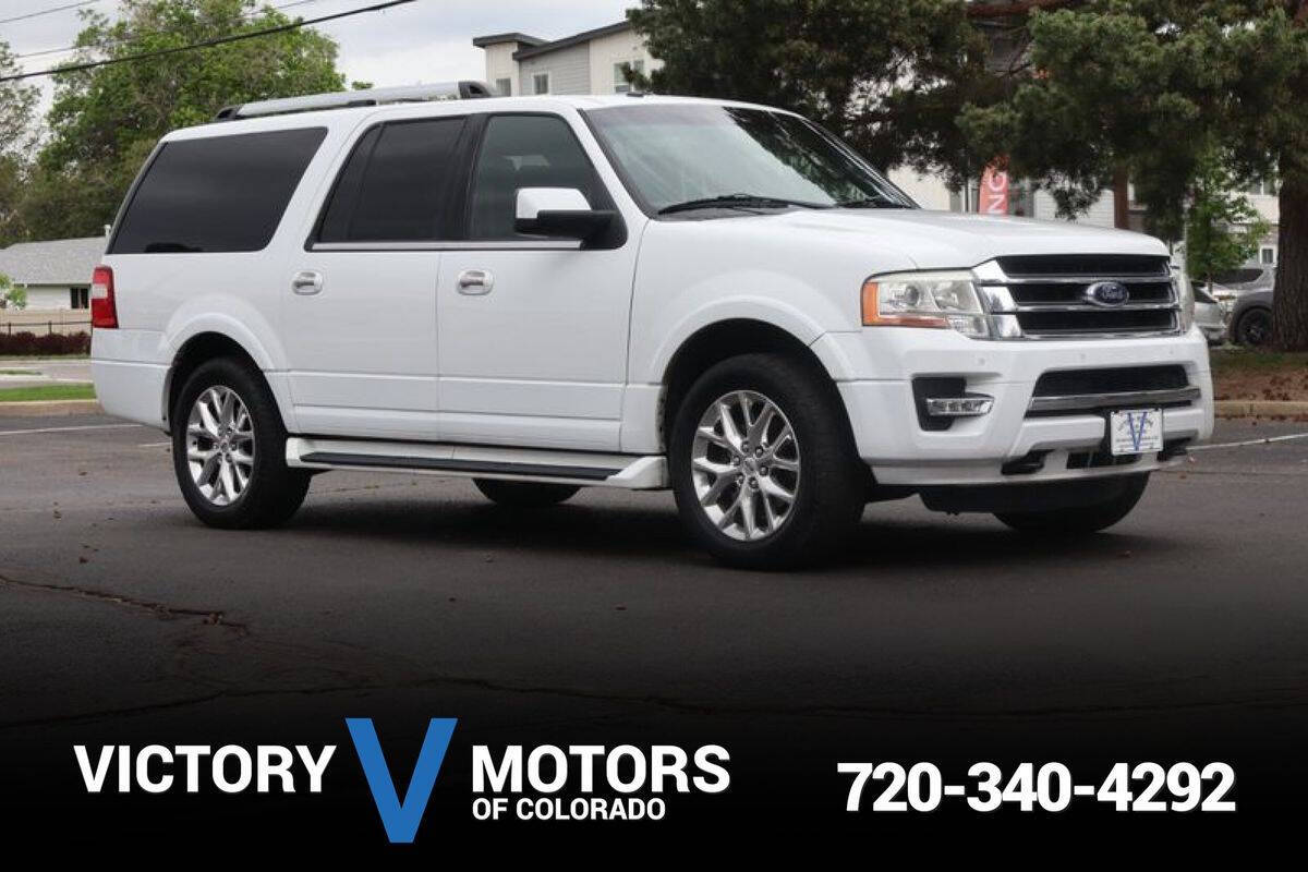 White 2017 Ford Expedition EL Limited 4x4 Limited 4dr SUV 1
