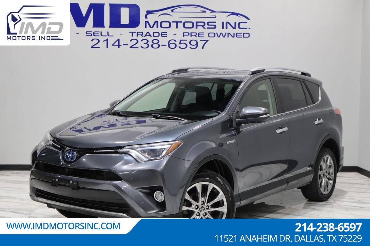 2018 Toyota RAV4 Hybrid for sale at IMD MOTORS, INC in Dallas, TX