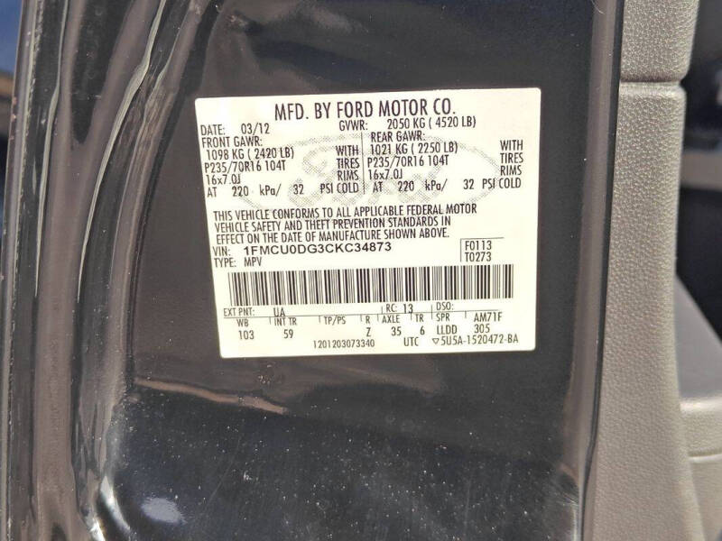 2012 Ford Escape XLT