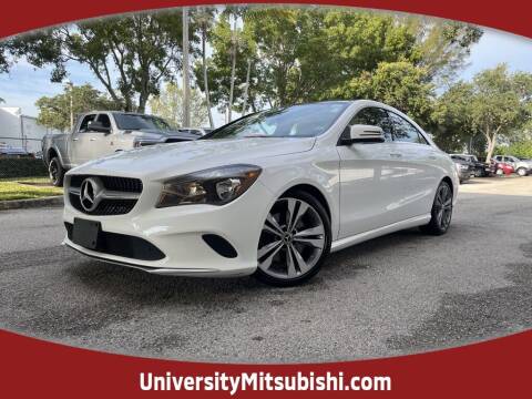 2018 Mercedes-Benz CLA for sale at University Mitsubishi in Davie FL