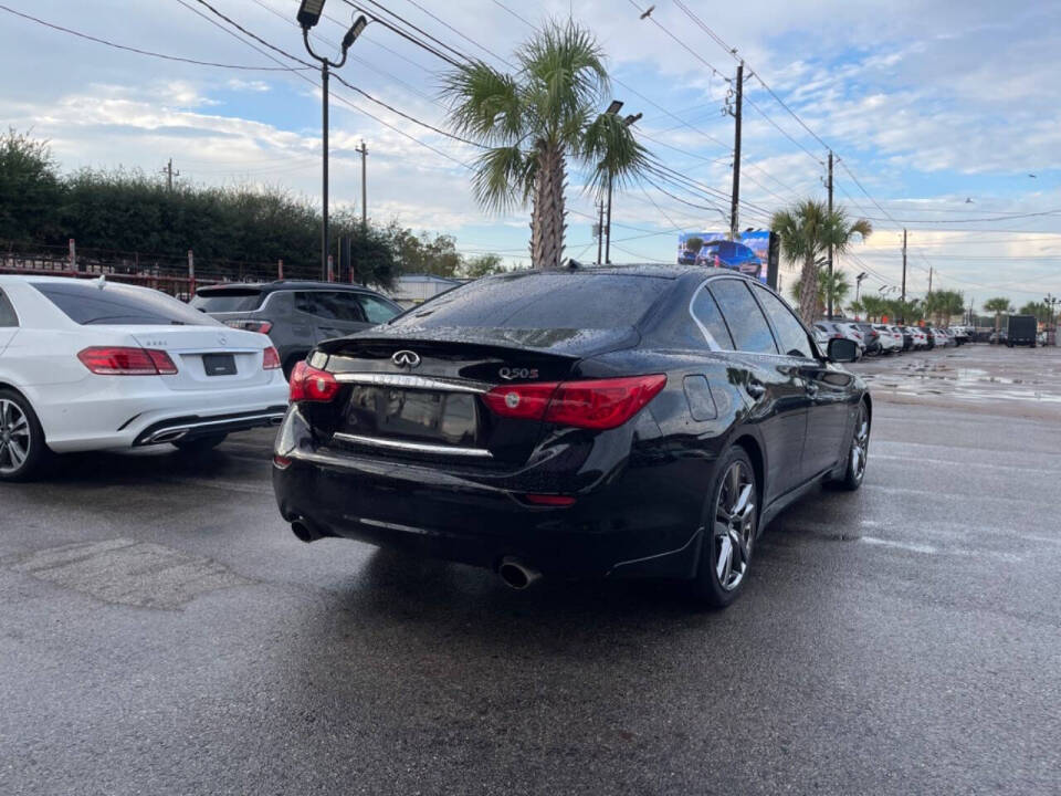 2014 INFINITI Q50 for sale at SMART CHOICE AUTO in Pasadena, TX