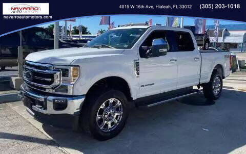 2021 Ford F-250 Super Duty for sale at Navarro Auto Motors in Hialeah FL