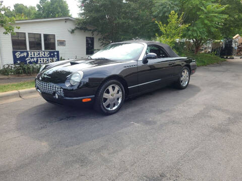 2002 Ford Thunderbird for sale at TR MOTORS in Gastonia NC