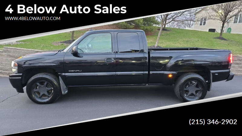 2003 GMC Sierra 1500 for sale at 4 Below Auto Sales in Willow Grove PA