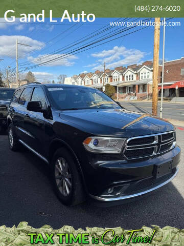 2015 Dodge Durango for sale at G and L Auto in Allentown PA