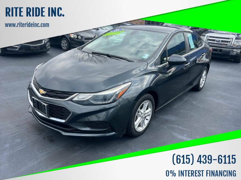 2018 Chevrolet Cruze for sale at RITE RIDE INC. - Rite Ride Inc 2 in Shelbyville TN