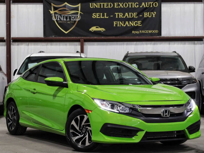 2018 Honda Civic for sale at United Exotic Auto in Houston TX