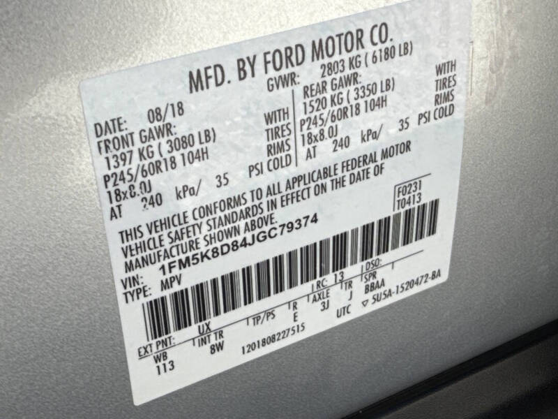 2018 Ford Explorer XLT