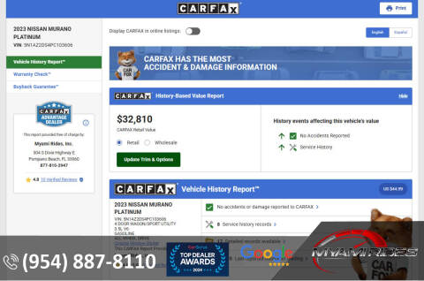 2023 Nissan Murano Platinum
