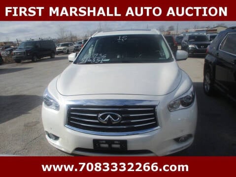 2015 Infiniti QX60 for sale at First Marshall Auto Auction in Harvey IL
