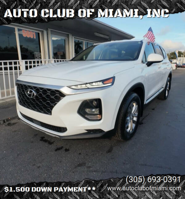 2020 Hyundai Santa Fe for sale at AUTO CLUB OF MIAMI, INC in Miami FL
