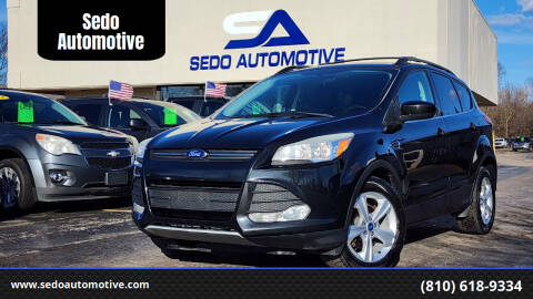 2013 Ford Escape for sale at Sedo Automotive in Davison MI