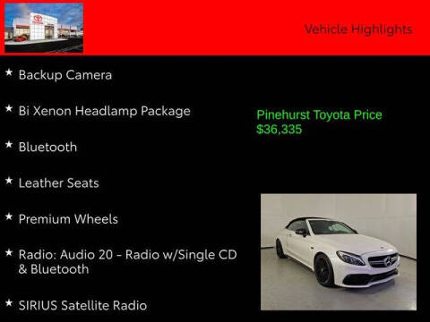 2018 Mercedes-Benz C-Class AMG C 63 S