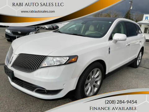 2013 Lincoln MKT for sale at RABI AUTO SALES LLC in Garden City ID