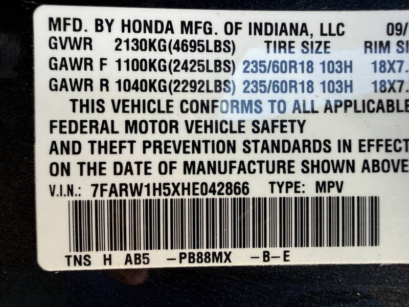2017 Honda CR-V EX