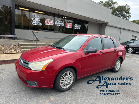 2010 Ford Focus for sale at Alexander's Auto Sales in North Little Rock AR
