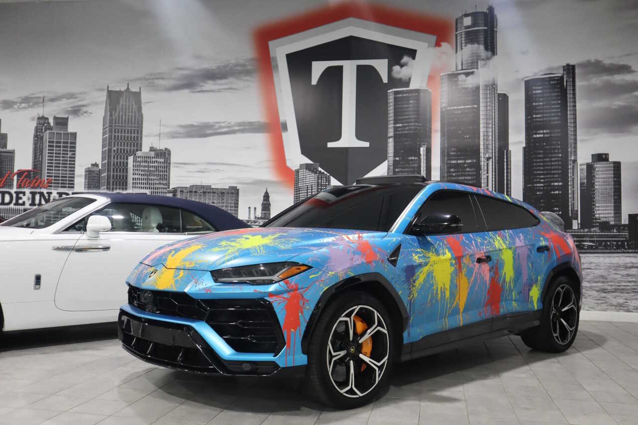 Blue 2019 Lamborghini Urus Base AWD 4dr SUV 2