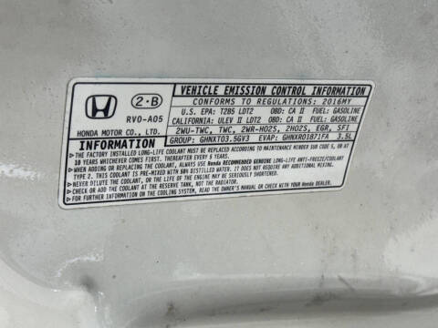 2016 Honda Odyssey EX-L w/RES